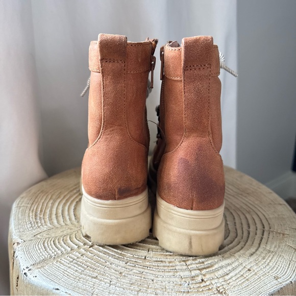 Art Class Girls' Willa Zipper Lace-Up Combat Shearling Style Girls Boots Size 13 - Picture 4 of 10